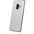 White Carbon Fiber Specialty Texture Material Galaxy S9 Skin